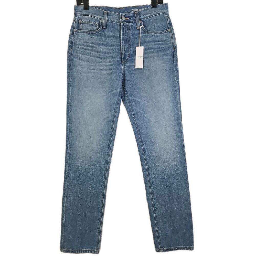 Outerknown ~Woman 26~Blue S.E.A Jeans Generation Slim Medium Wash Button-Fly NWT